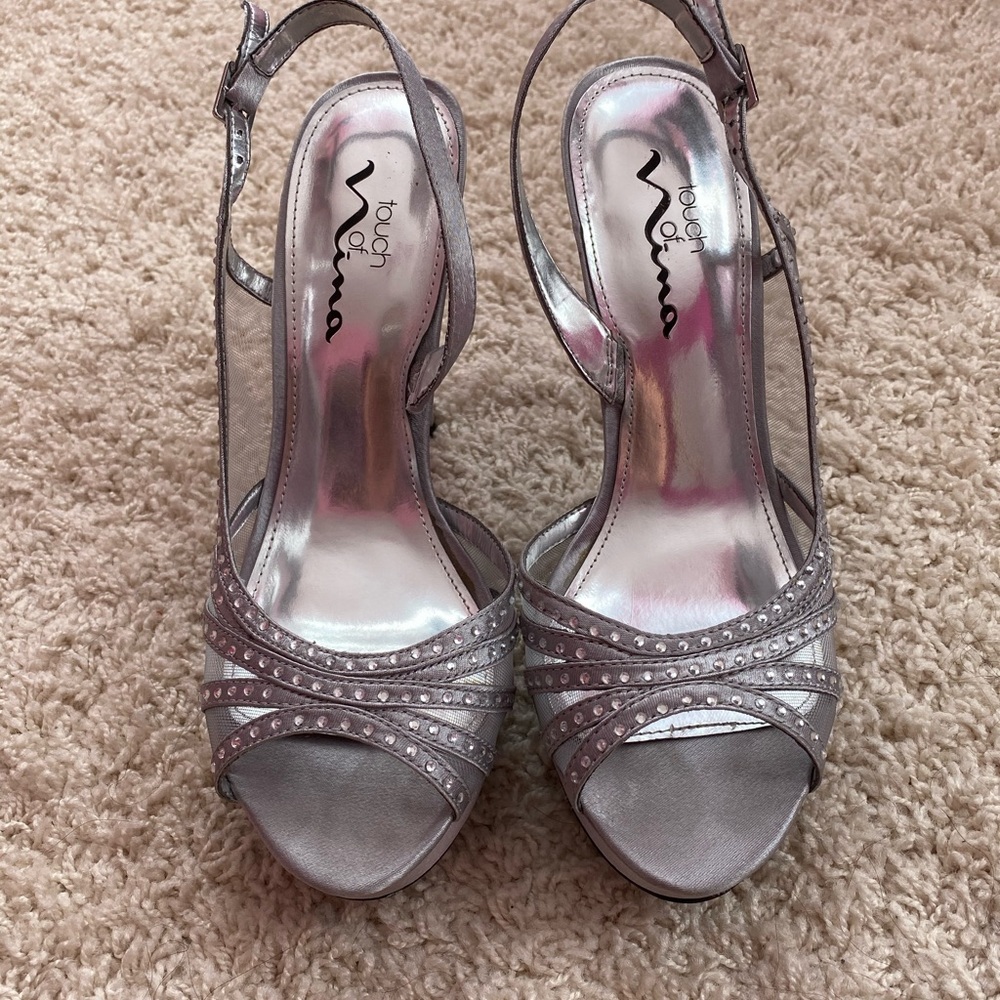 Silver heels